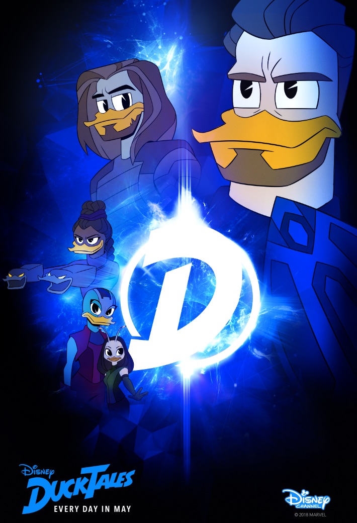 DuckTales and Avengers 3 Mashup Movie Posters