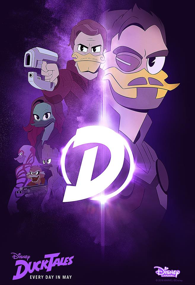 DuckTales and Avengers 3 Mashup Movie Posters