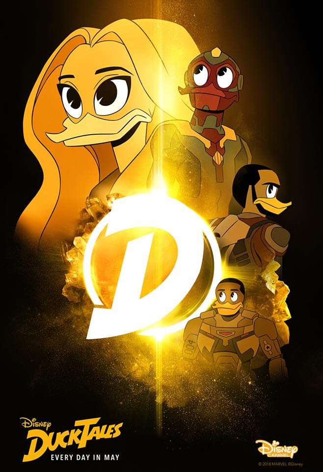 DuckTales and Avengers 3 Mashup Movie Posters