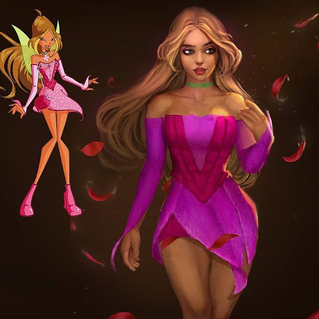 Winx in real life Flora