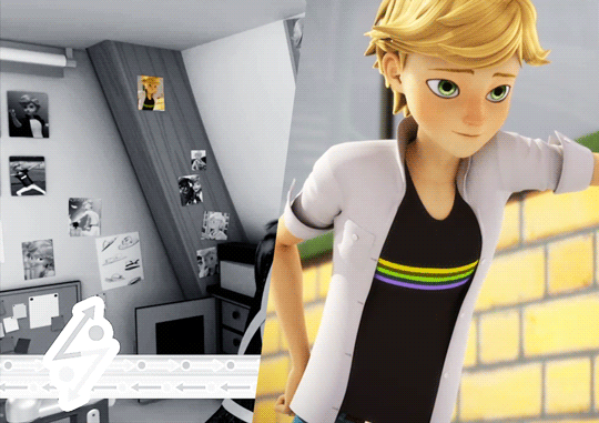 Adrien photos in Marinette's room - Miraculous Ladybug Troublemaker Adrien photos in Marinette's room - Miraculous Ladybug Troublemaker