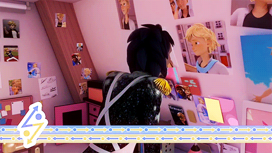 Jagget Stone in Marinette's room Jagget Stone in Marinette's room