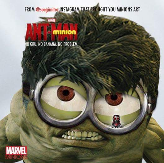 The Minions turned into Avengers