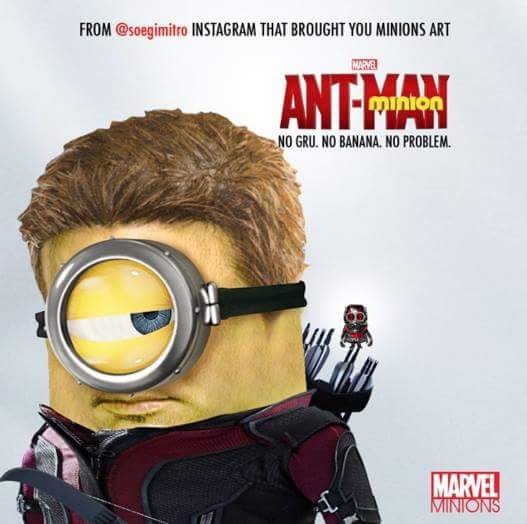 The Minions turned into Avengers