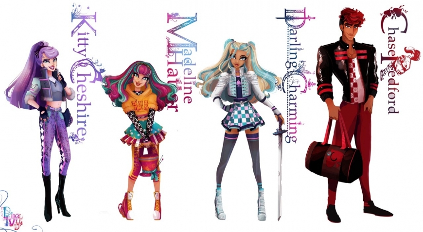 Topsy Turvy Wonderland - amazing fan made comics about Ever After High Wonderland Characters