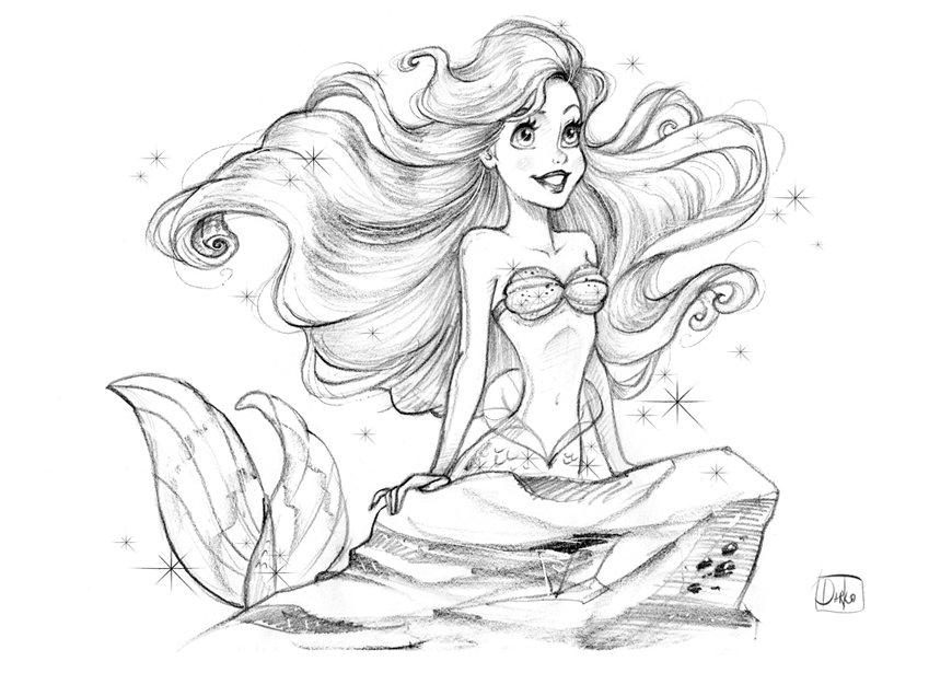 Incredibly beautiful Disney Princesses art of Darko Dordevic