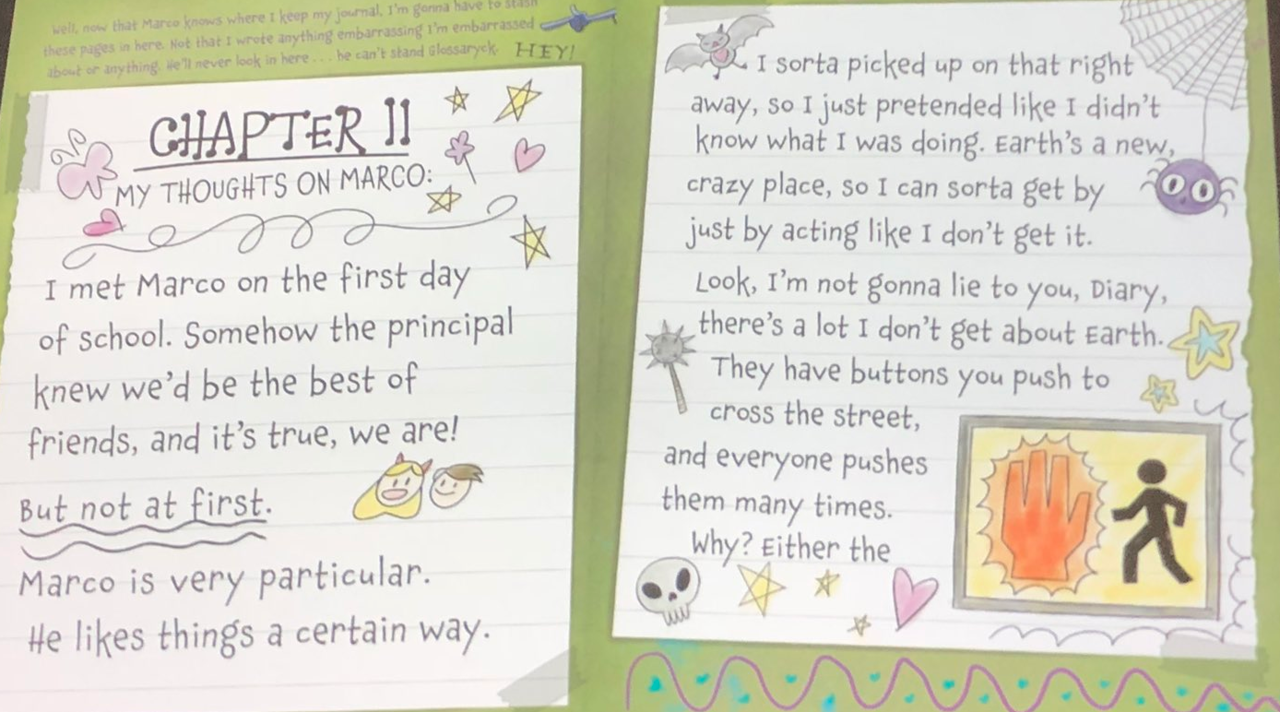 Official art and poem for Star the Queen of Mewni and chapter 11