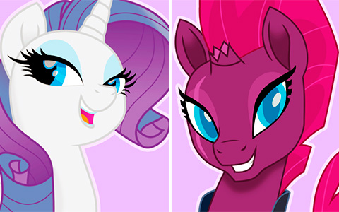 Cute, brite and hd quality icons with My Little Pony the Movie characters for all your social profiles