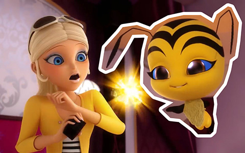 First look at New kwami Polenn the kwami of Queen Bee from Miraculous Ladybug
