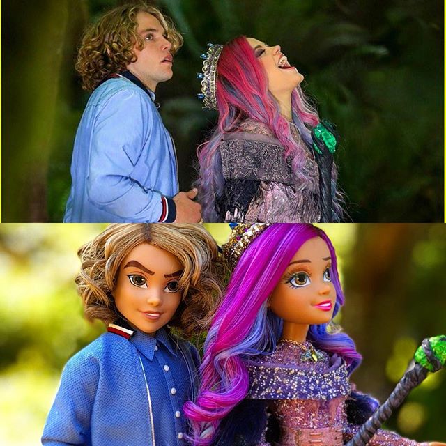 Stunning handmade custom dolls of Disney Descendants 3 characters 