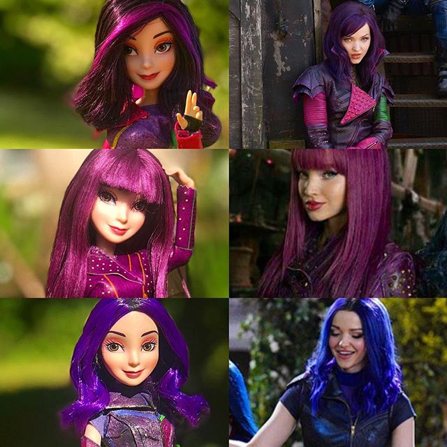 Stunning handmade custom dolls of Disney Descendants 3 characters 