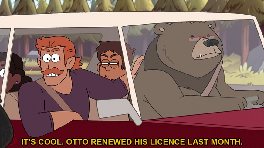 Voltron Legendary Defender characters in Gravity Falls world