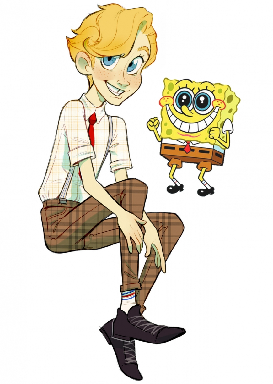 Sponge Bob characters coolest humanization SpongeBob SquarePants