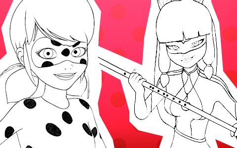 Miraculous Ladybug new coloring pages