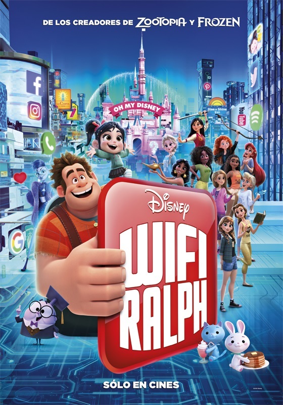 One more new poster from Ralph Breaks the Internet with Disney Princess in casual modern outfits