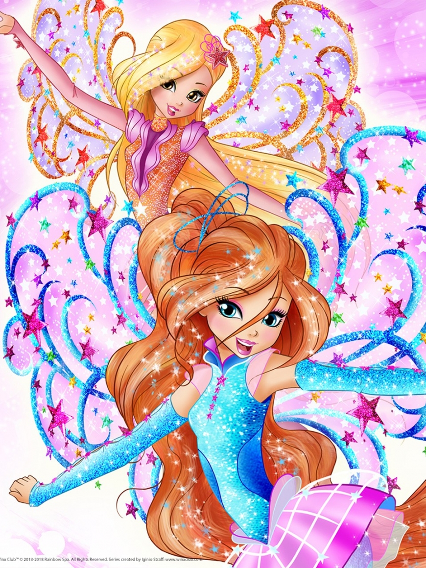 Winx Club season 8 Starlix poster Bloom and Stella