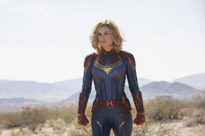 The fan added a smile to the Captain Marvel and in return received a wild superhero flashmob