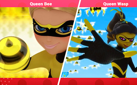 Miraculous Ladybug: QUEEN BEE and QUEEN WASP