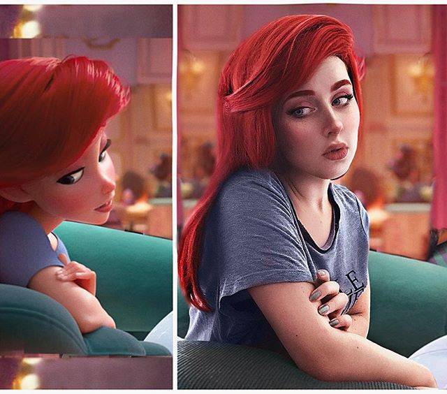 Ariel cosplay from Ralph breakes the internet