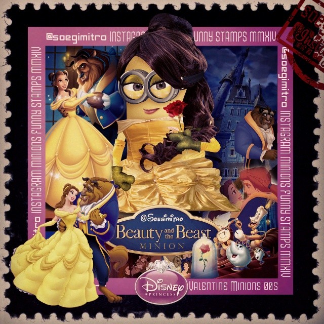 Artist replaced the Disney Princesses with Minions