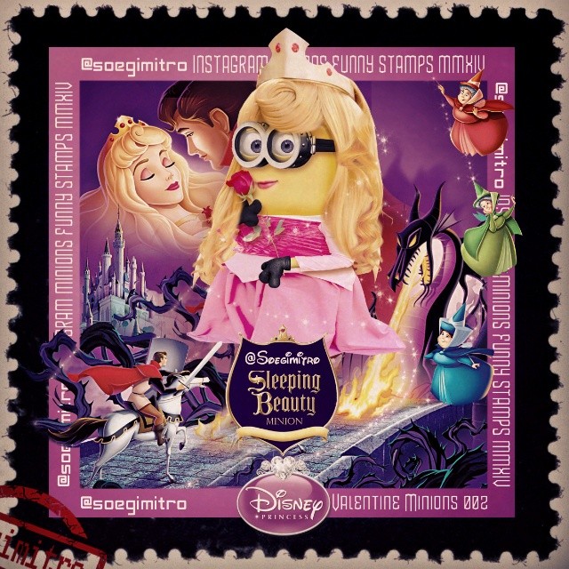 Artist replaced the Disney Princesses with Minions