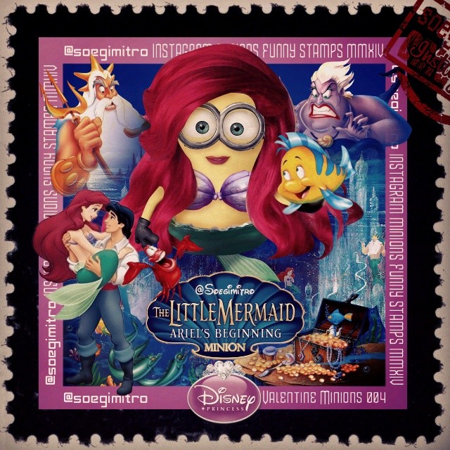 Artist replaced the Disney Princesses with Minions