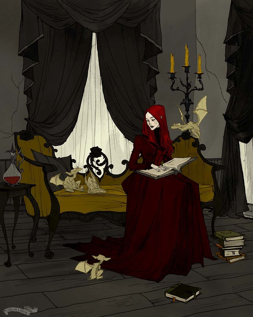 Beauty about dreadful: 100% Halloween art from Abigail Larson Beauty about dreadful: 100% Halloween art from Abigail Larson