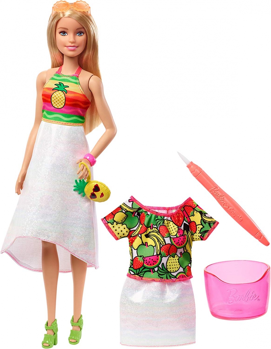 Barbie Crayola Fruit Splash Doll
