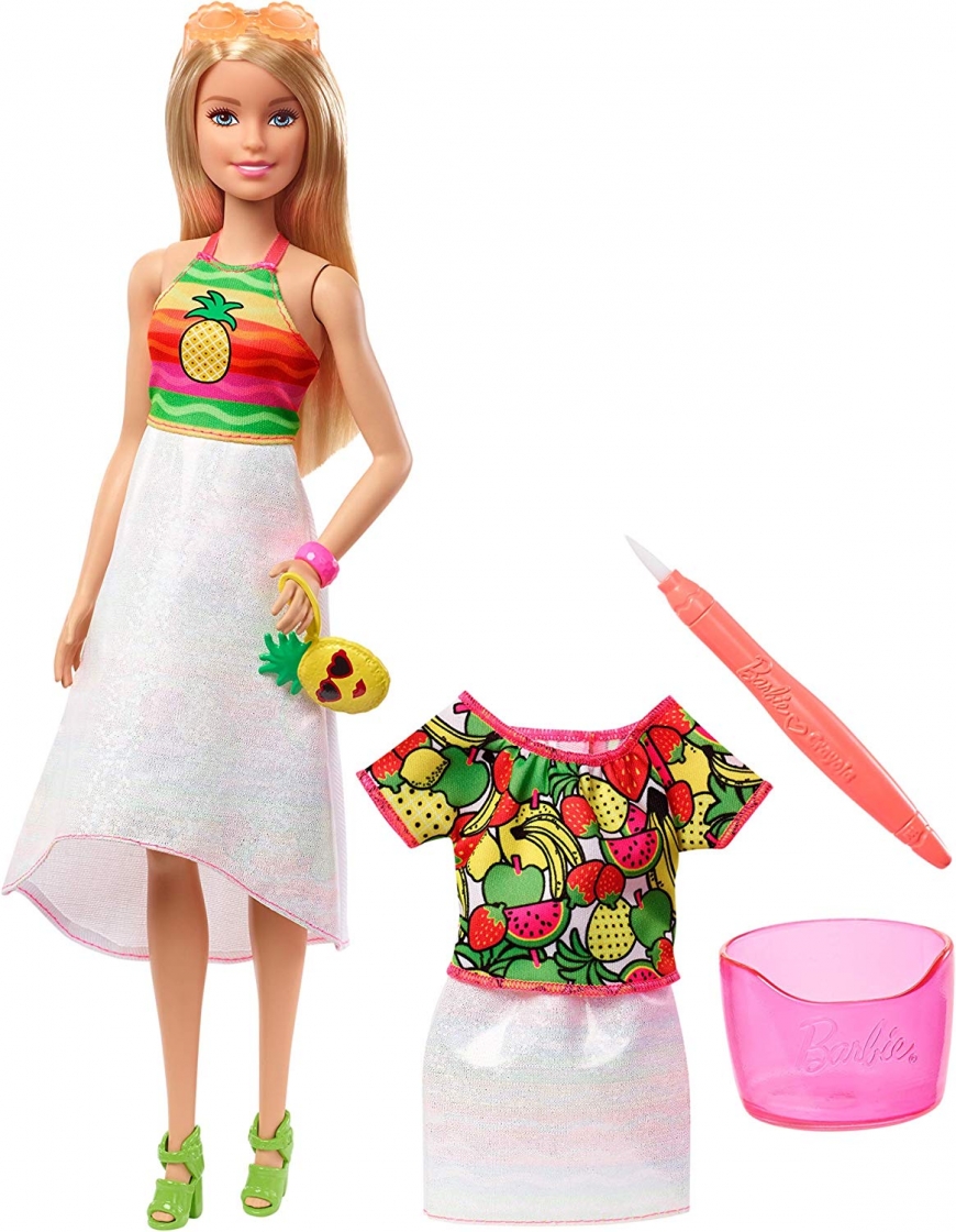 Barbie Crayola Fruit Splash Doll