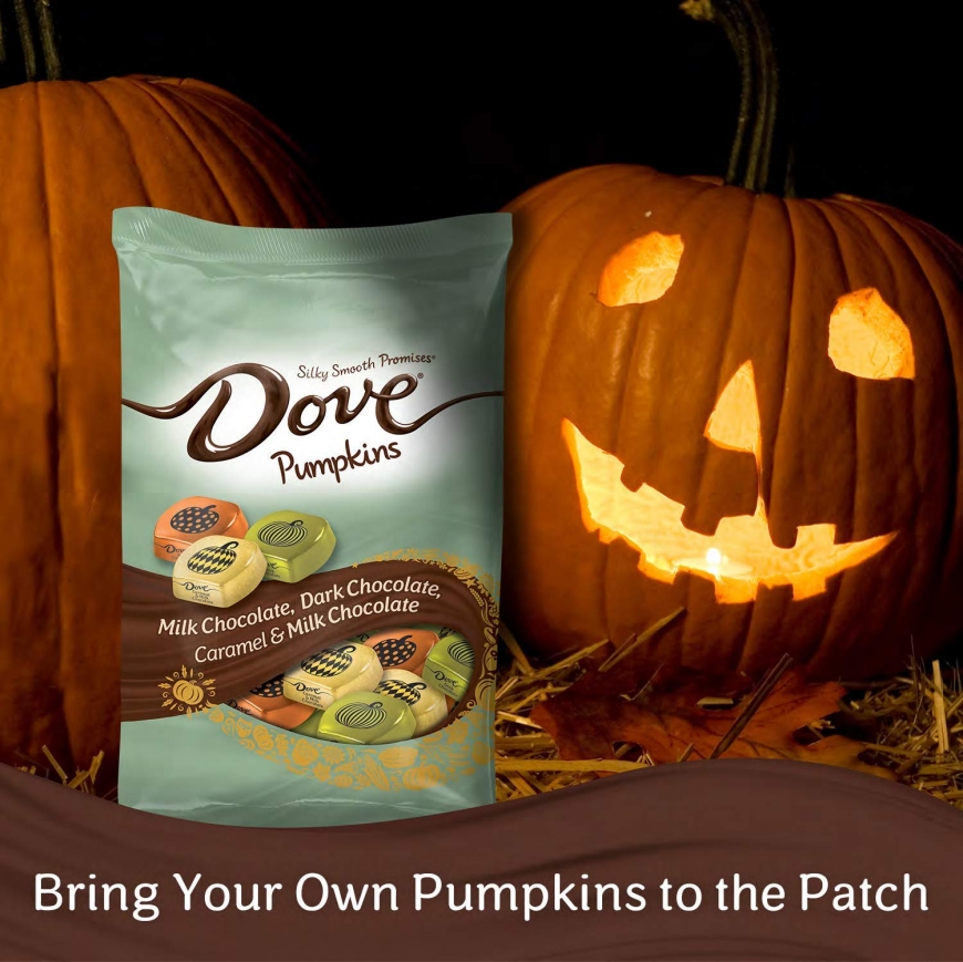 DOVE PROMISES Variety Mix Harvest Halloween Chocolate Candy Pumpkins