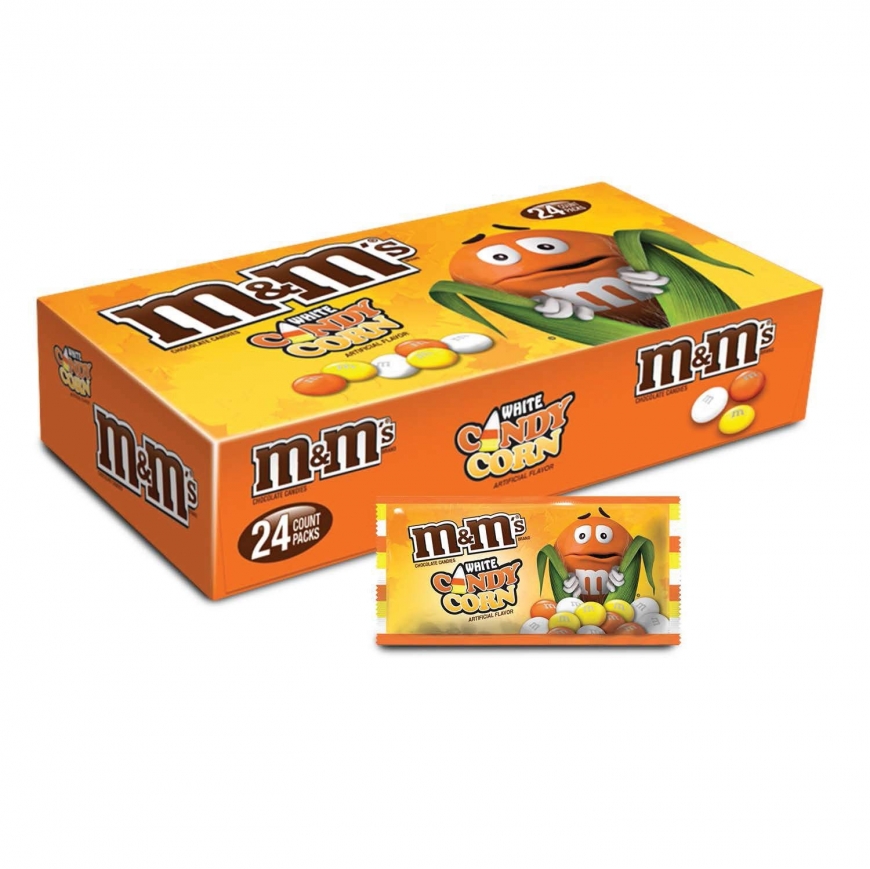 M&M'S White Chocolate Candy Corn Halloween Candy