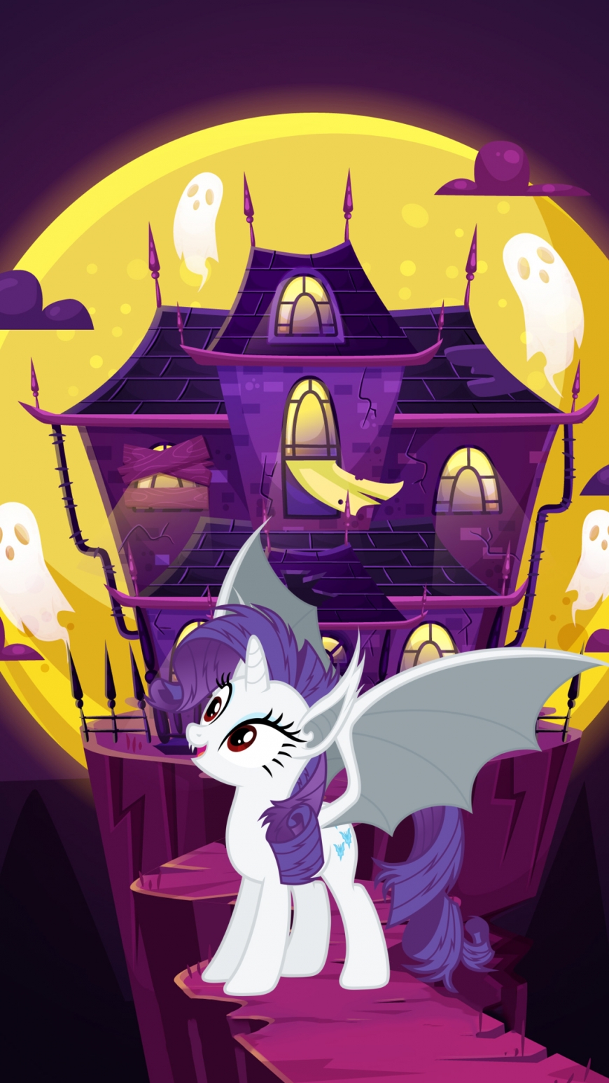 My Little Pony bats - Halloween wallpapers