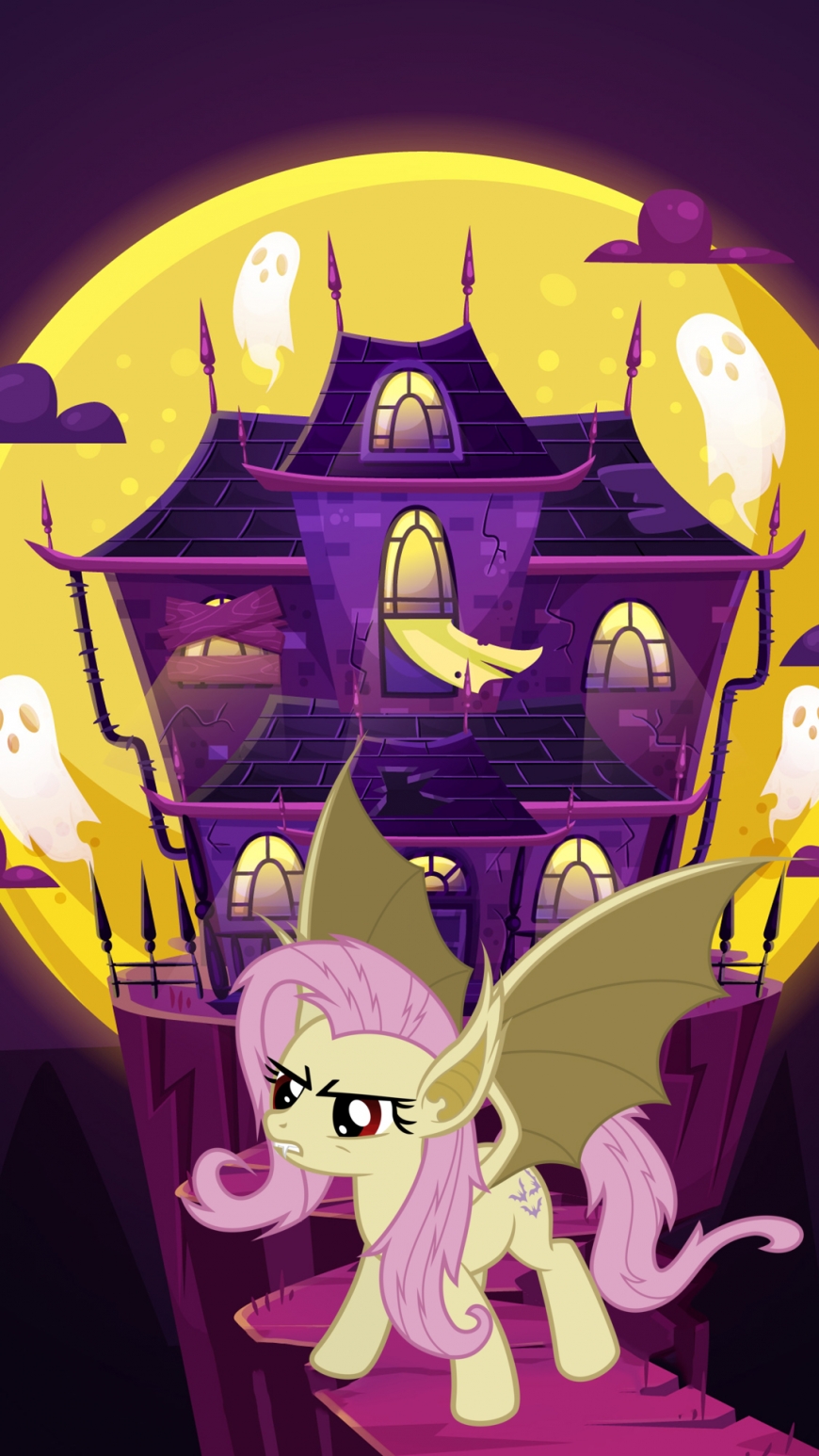 My Little Pony bats - Halloween wallpapers