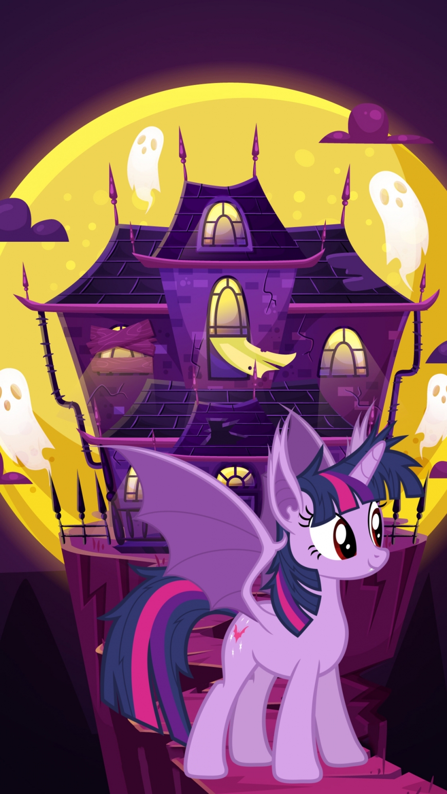 My Little Pony bats - Halloween wallpapers