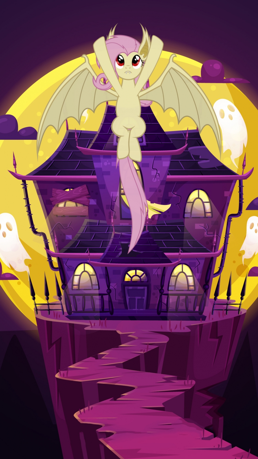 My Little Pony bats - Halloween wallpapers