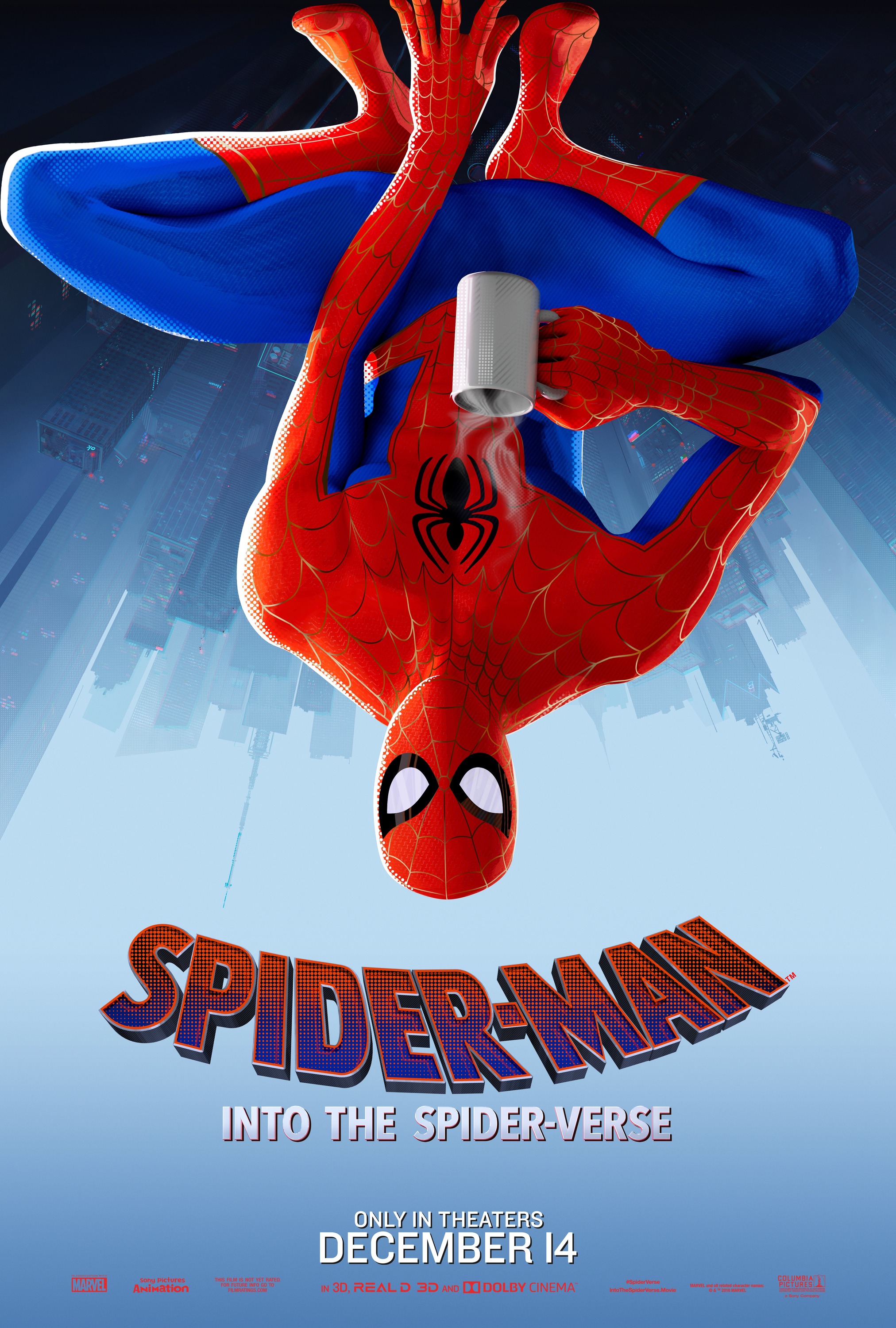 All six spiders in Spider-Man: Into the Spider-Verse big HD posters