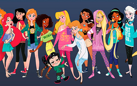 Art Director and Heads of Animation of Ralph Breaks the Internet talks about the Disney Princesses in their comfy new clothes