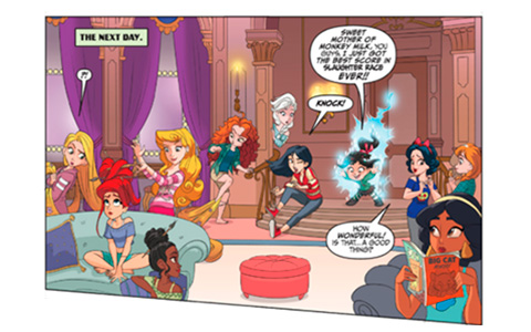 New beautiful pictires with Disney Princesses from new Ralph Breaks the Internet comic book