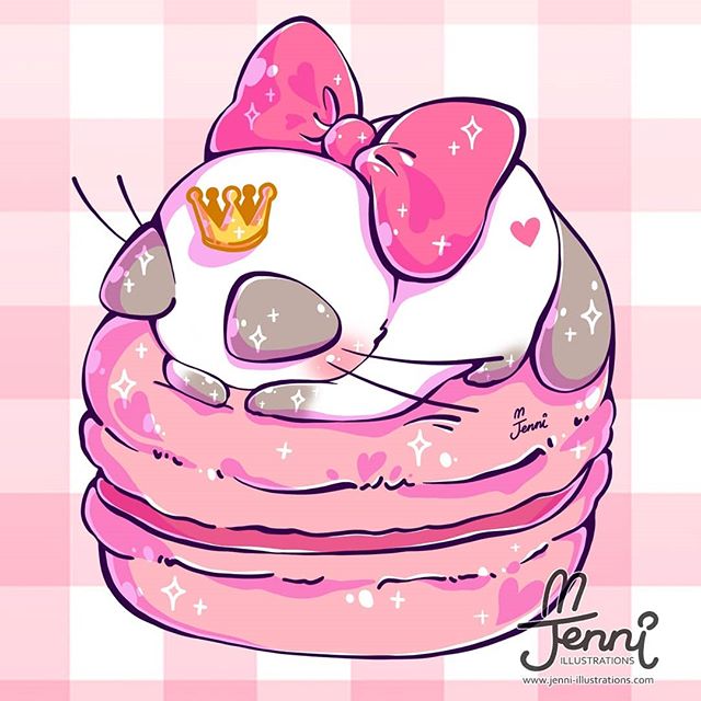 Cutest art of sparkling kittens from Jennillustrations