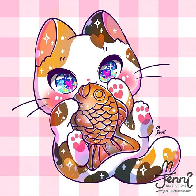 Cutest kittens kawaii art