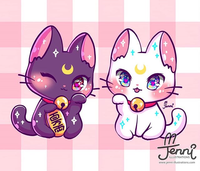 Cutest kittens kawaii art