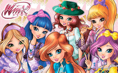 Calendar for 2019 with Winx Club season 8 art