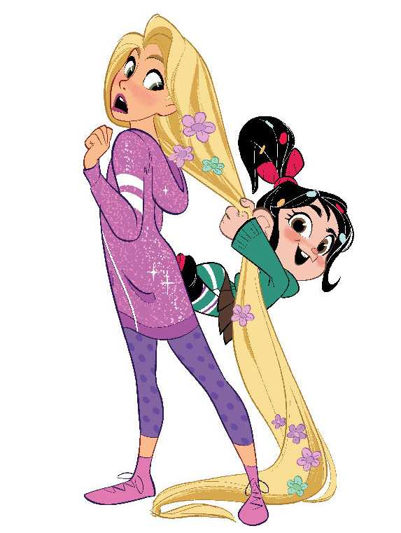 Disney Princesses new pictures in comfy clothes Ralph Breks the Internet