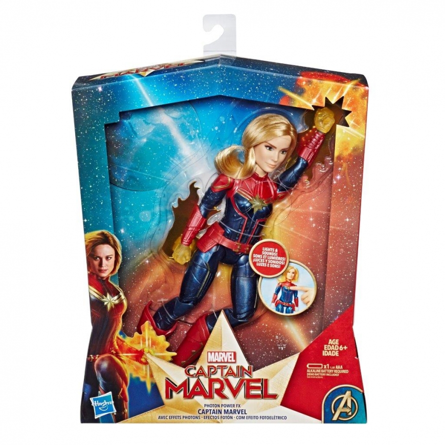 CAPTAIN MARVEL MOVIE PHOTON POWER FX CAPTAIN MARVEL ELECTRONIC DOLL