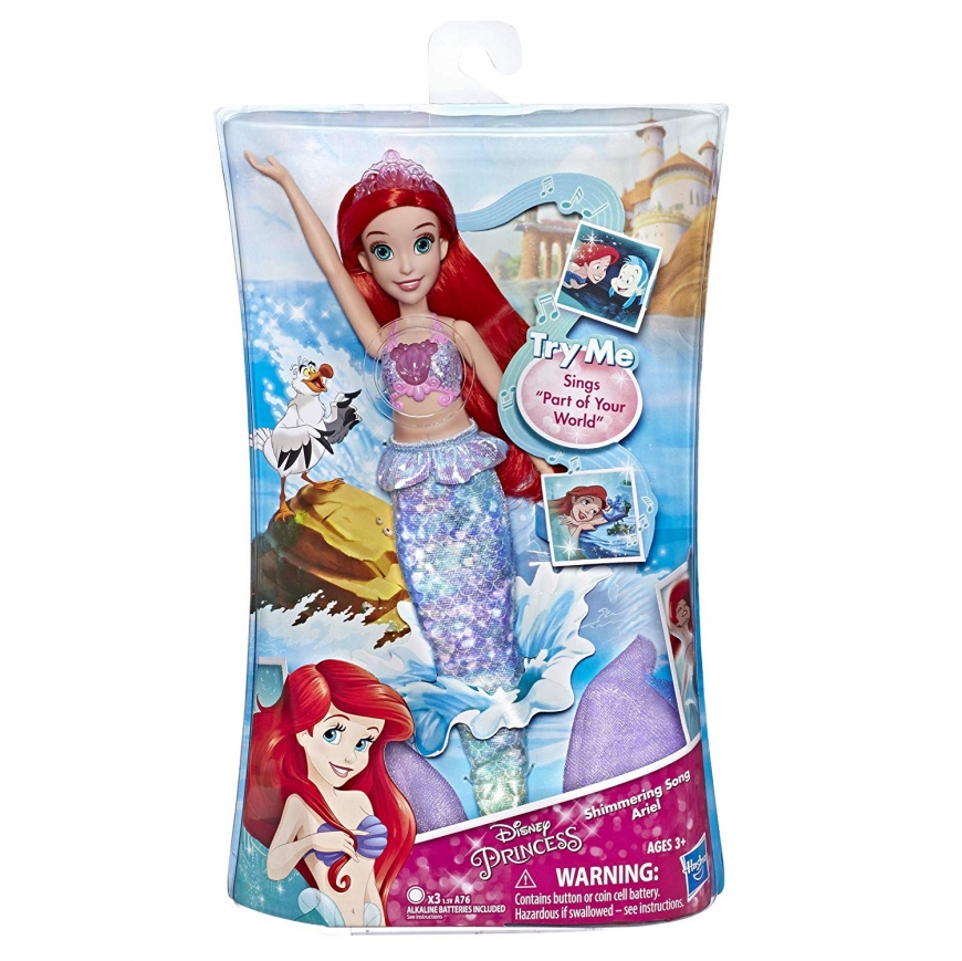 2019 Disney Princess dolls from Hasbro: Shimmering Song, and new sets with Ariel and Belle