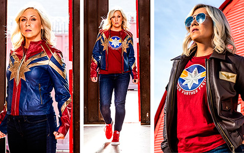 Her Universe Captain Marvel fashion collection