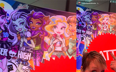 Monster High at Mattel's New York Toy Fair 2019 booth? What does this mean? We know what