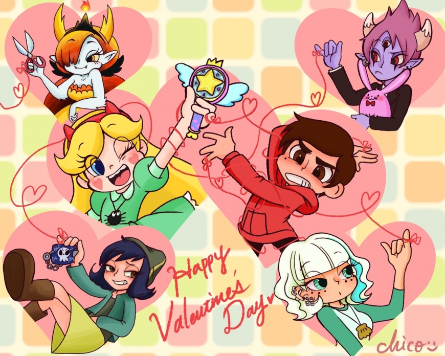 Star vs. The Forces of Evil Valentines pictures and cards