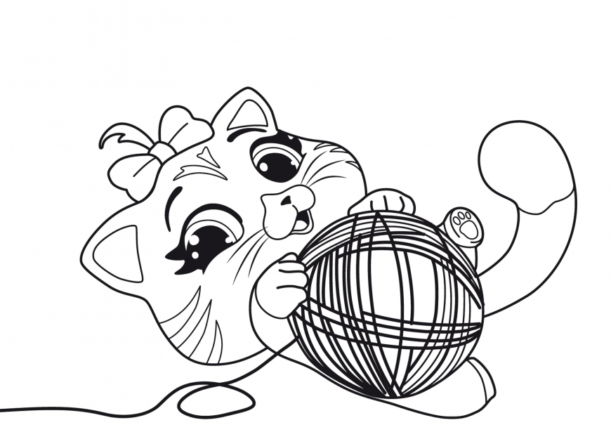 Free 44 Cats coloring pages