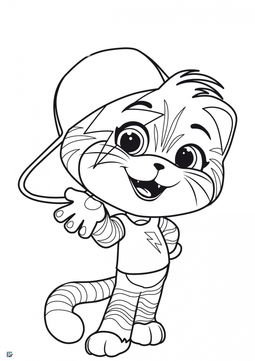 Free 44 Cats coloring pages